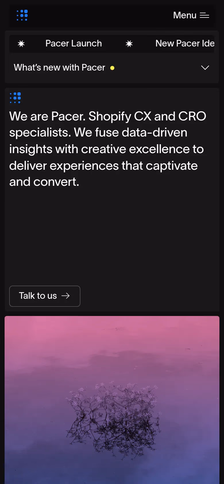 Pacer mobile screenshot