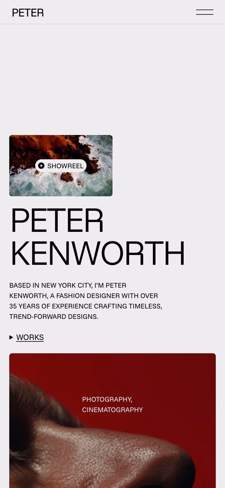 Peter Kenworth mobile screenshot