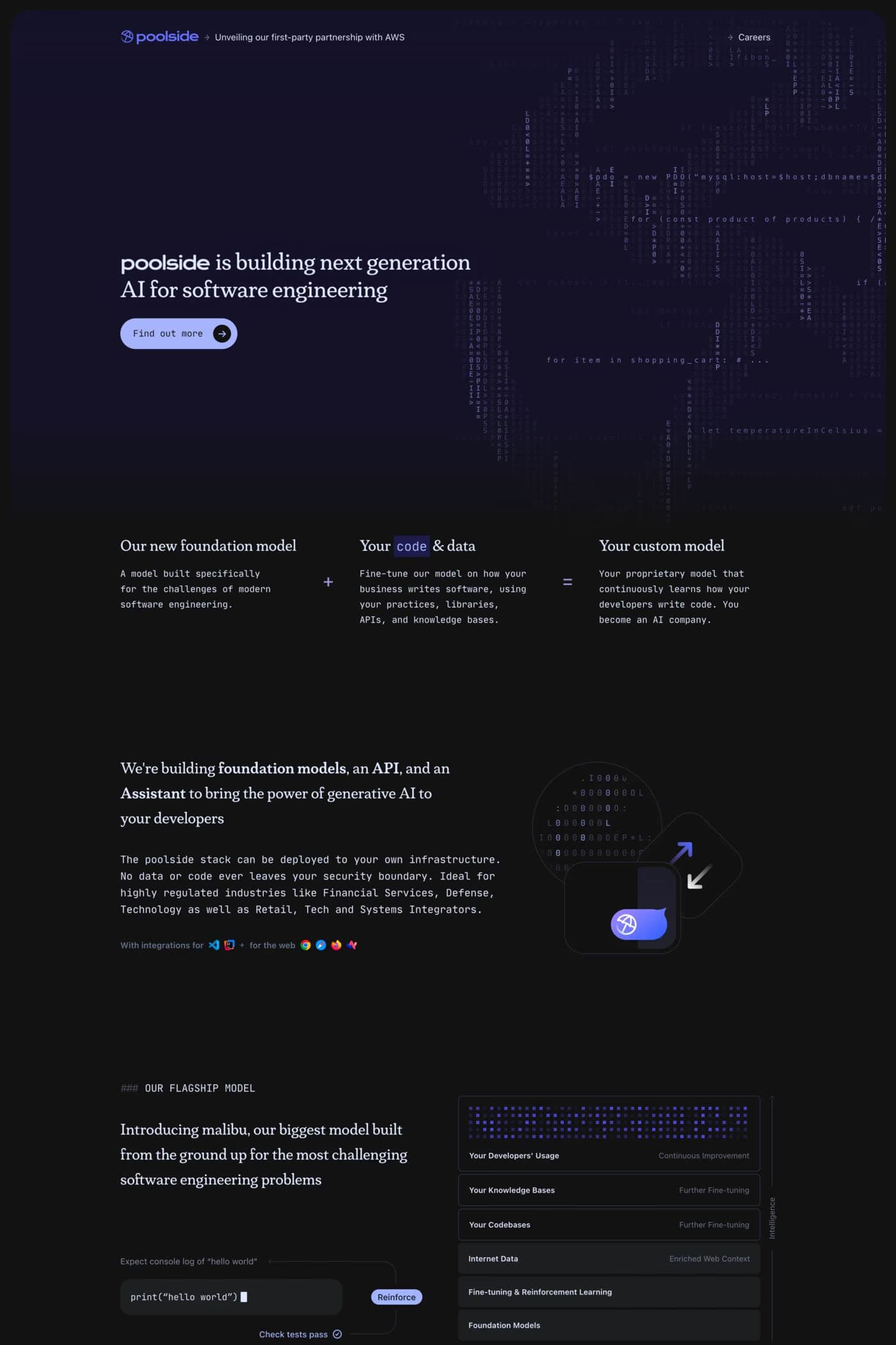 Poolside desktop screenshot