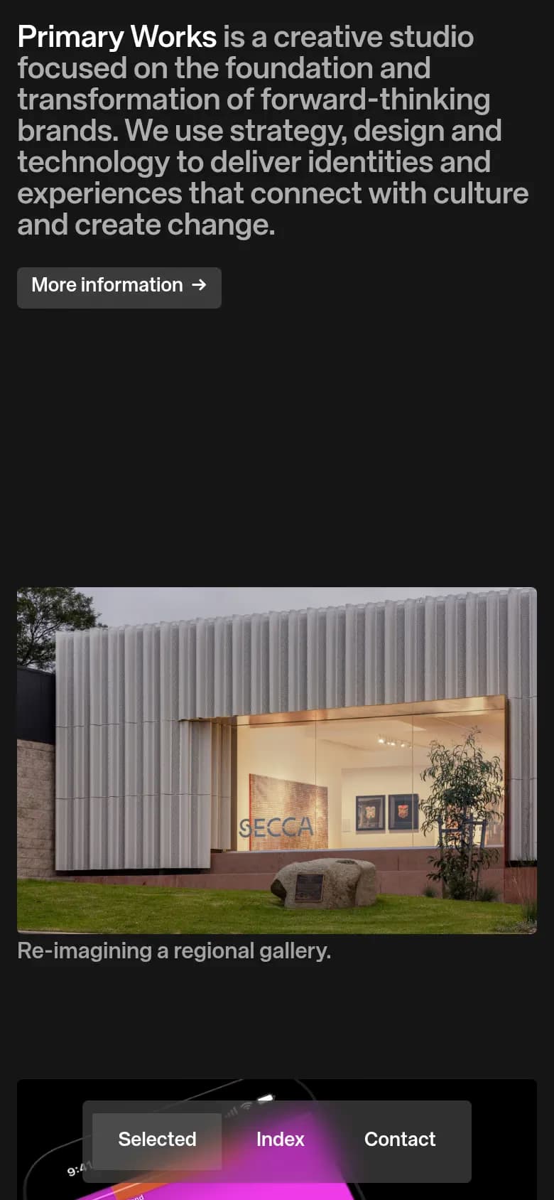 Primary Works mobile screenshot