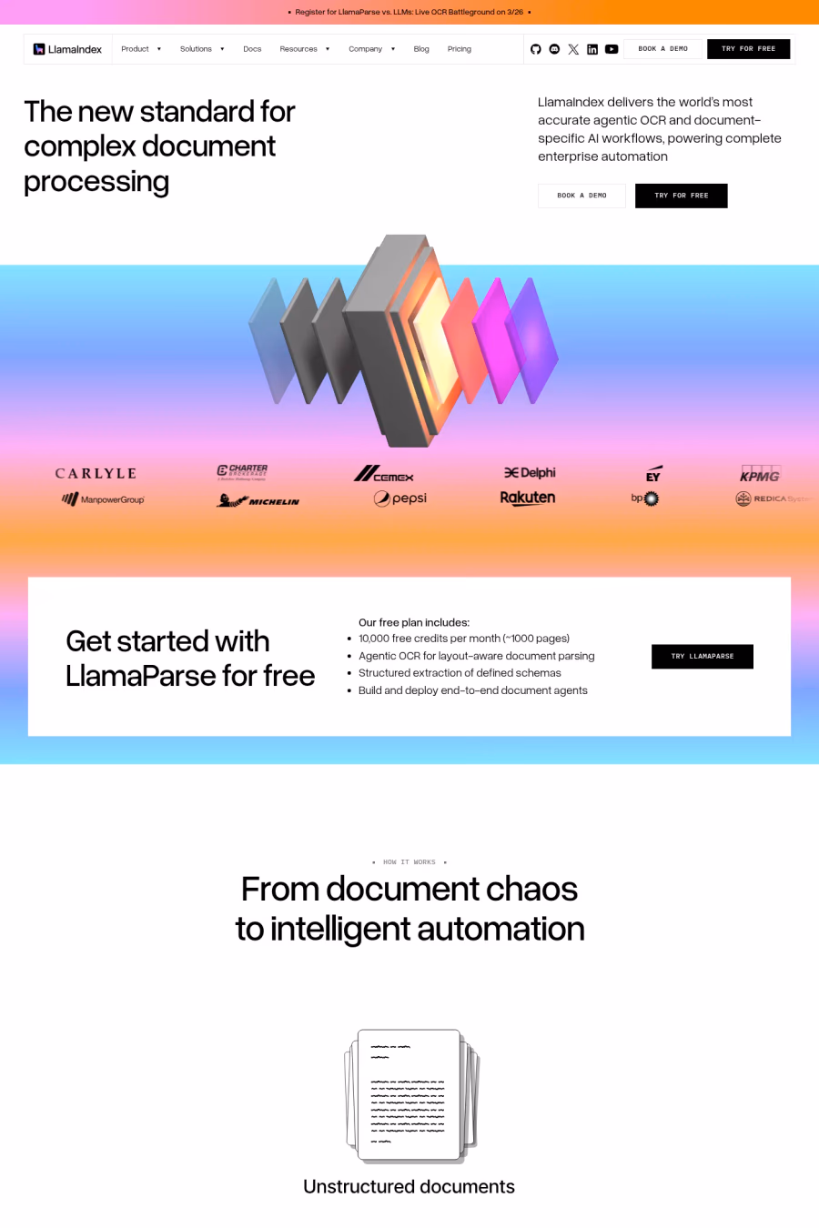 Screenshot from The best AI startup website designs of 2026