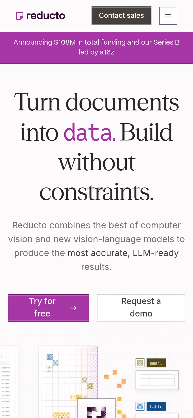 Reducto mobile screenshot
