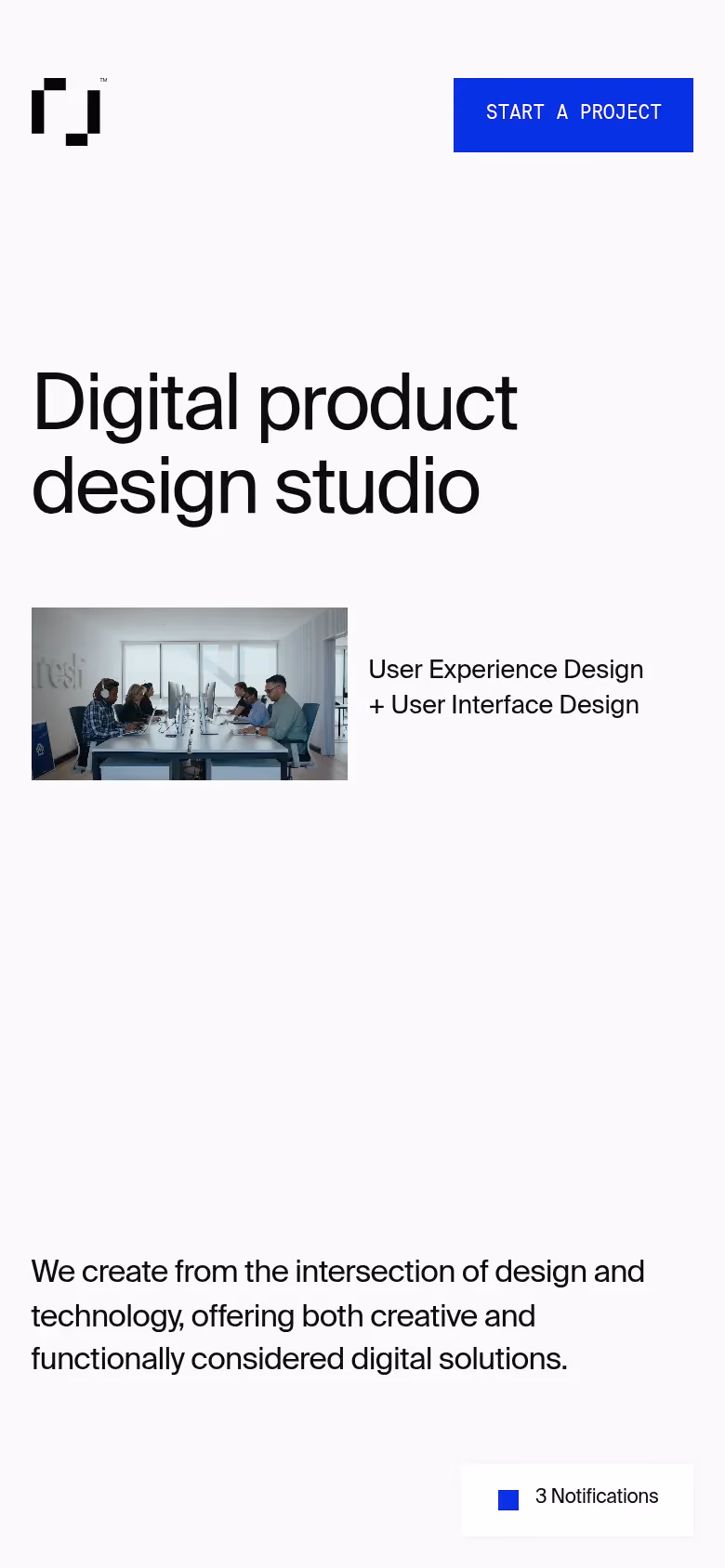 Refresh Studio mobile screenshot