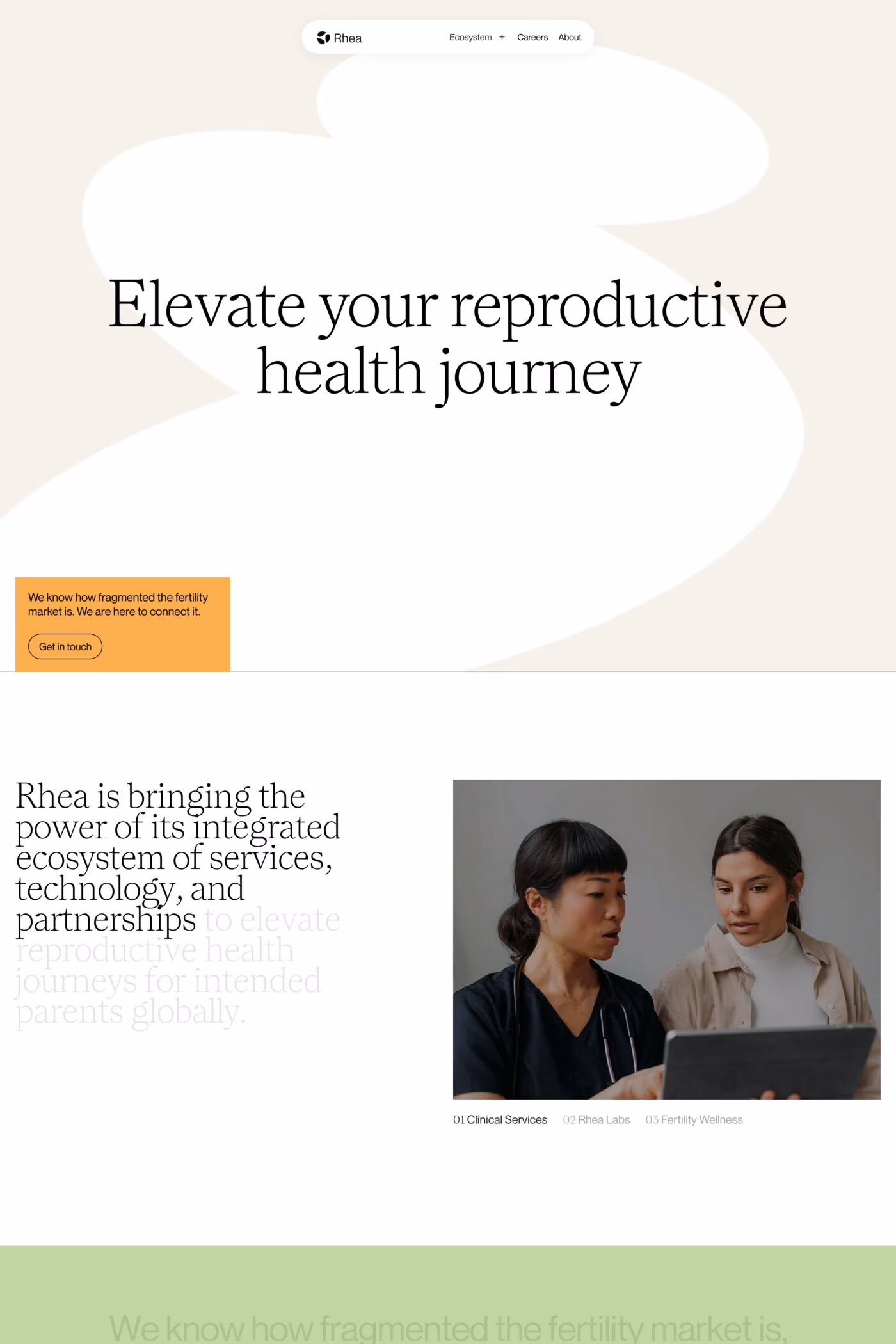 Rhea desktop screenshot