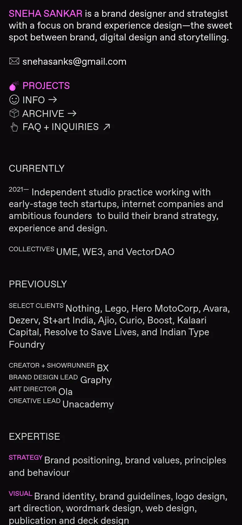 Sneha Sankar mobile screenshot