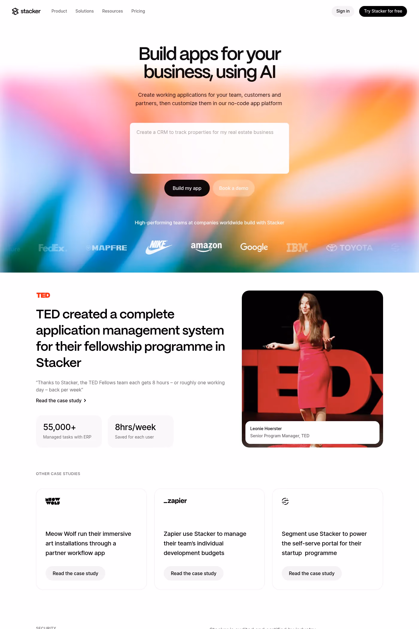 Stacker desktop screenshot