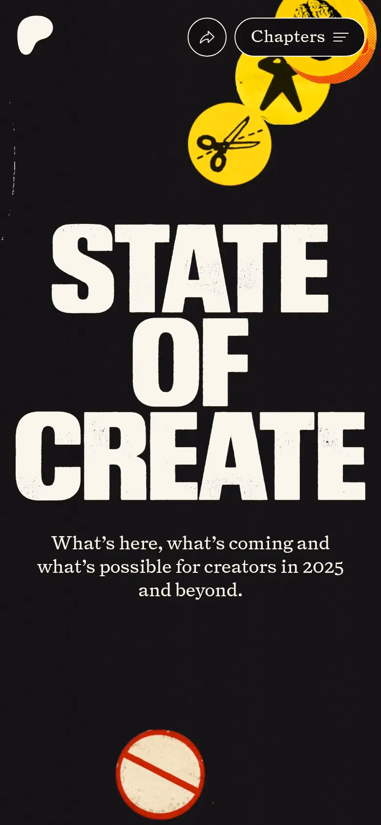 State of Create mobile screenshot