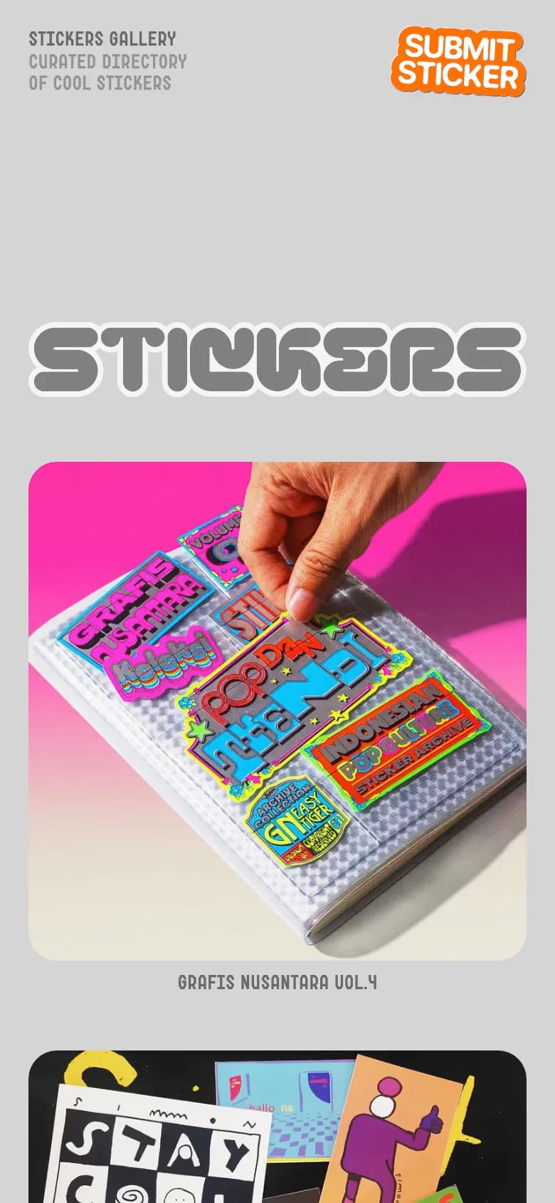 Stickers Gallery mobile screenshot