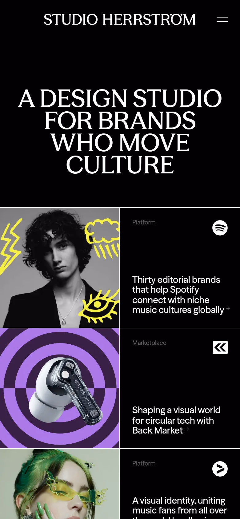 STUDIO HERRSTRÖM mobile screenshot