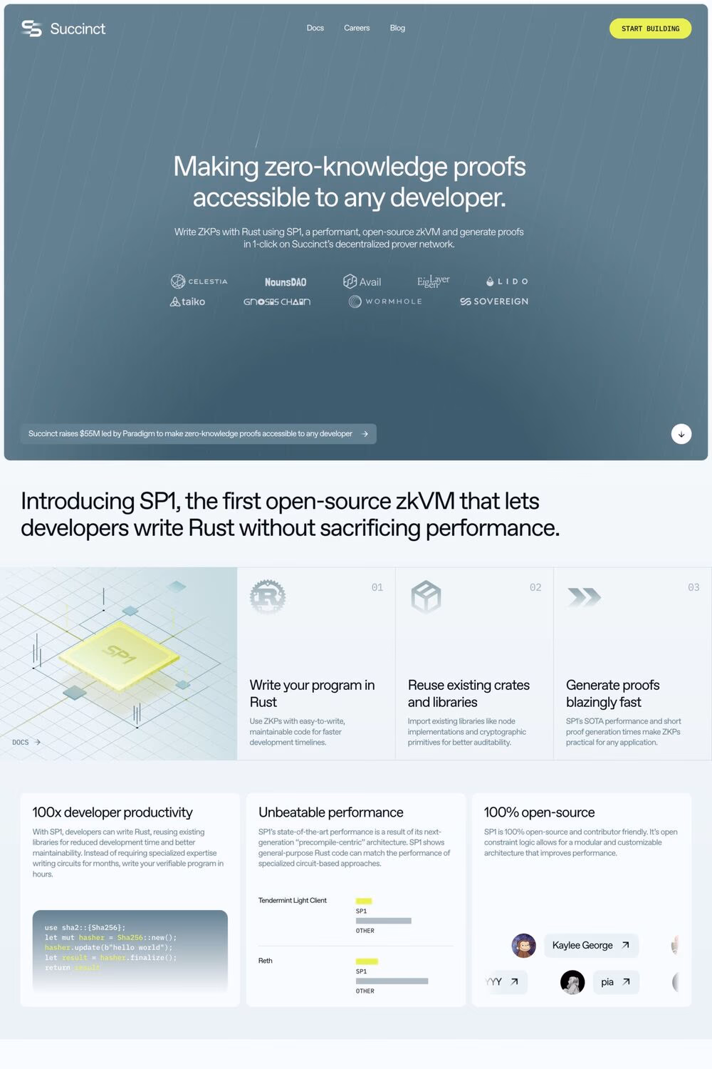 Succinct desktop screenshot