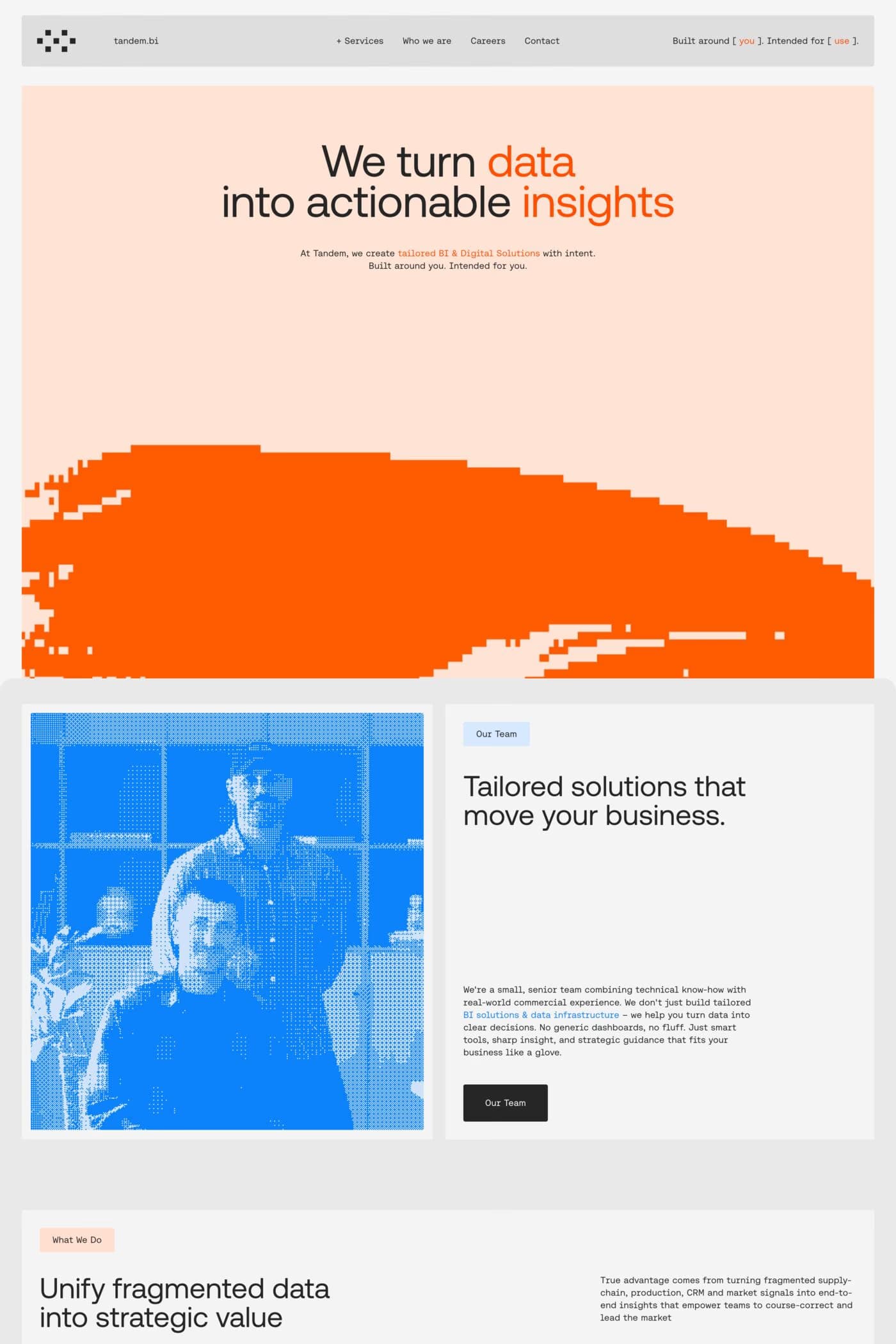 Tandem.bi desktop screenshot