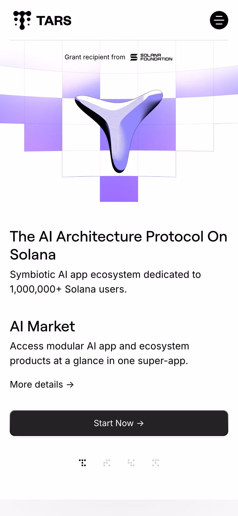 Tars mobile screenshot