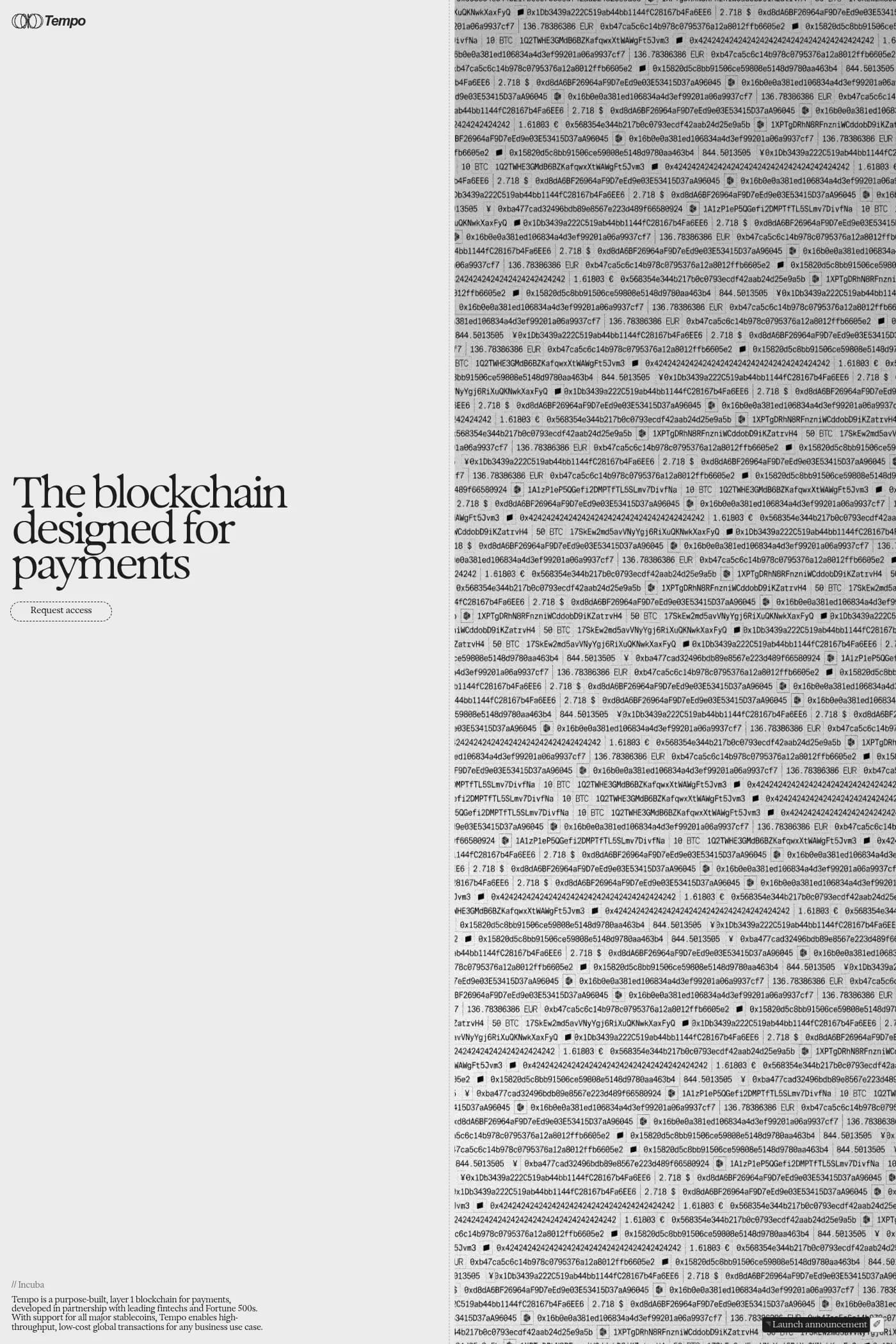 Tempo desktop screenshot