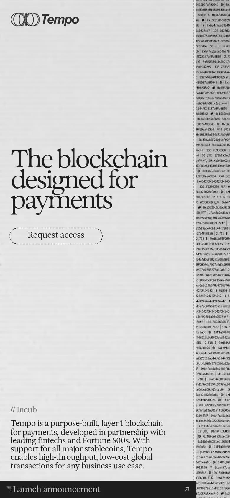 Tempo mobile screenshot