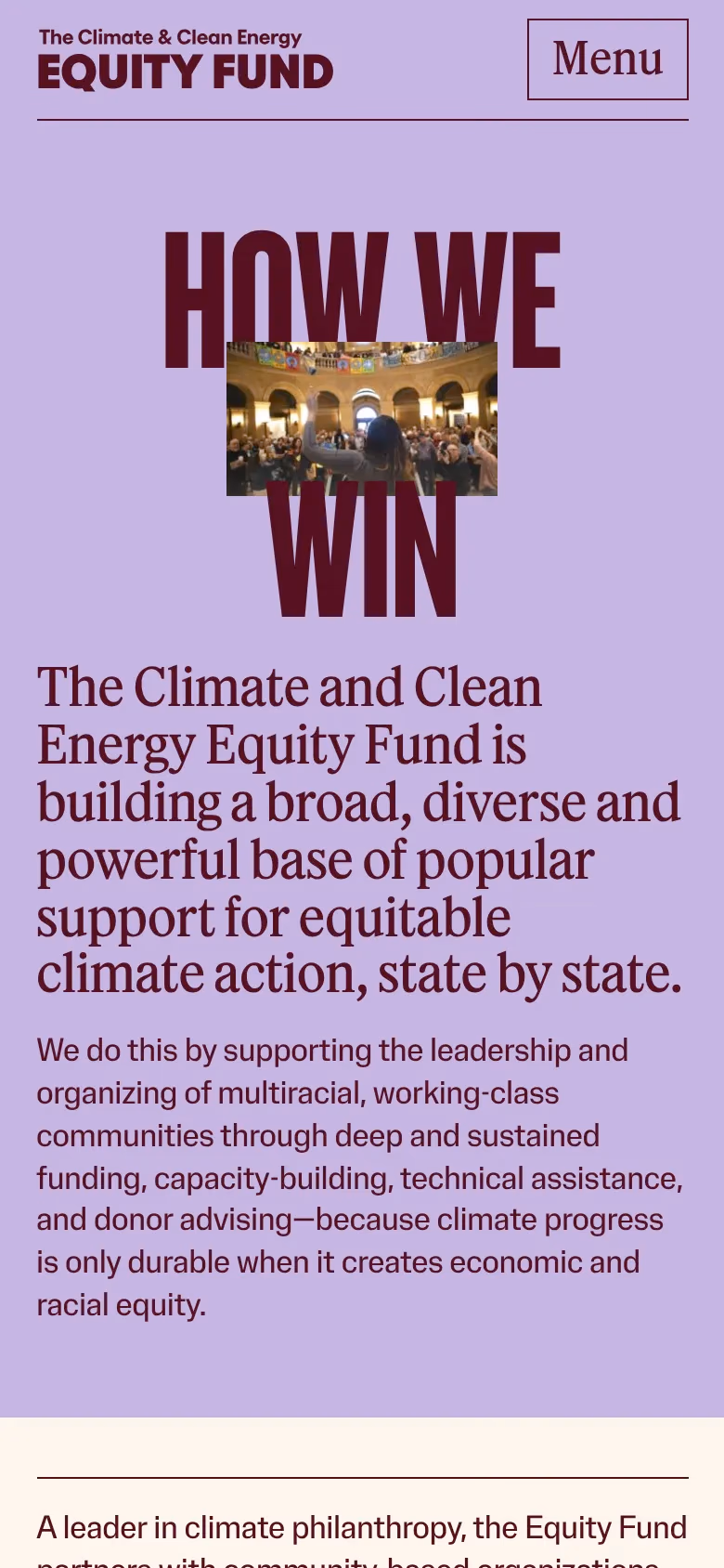 The Equity Fund mobile screenshot