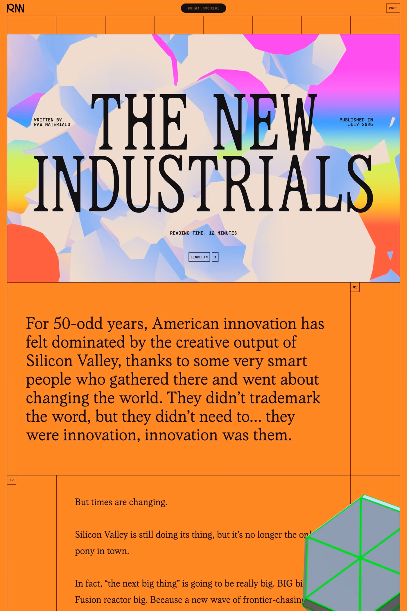 The New Industrials