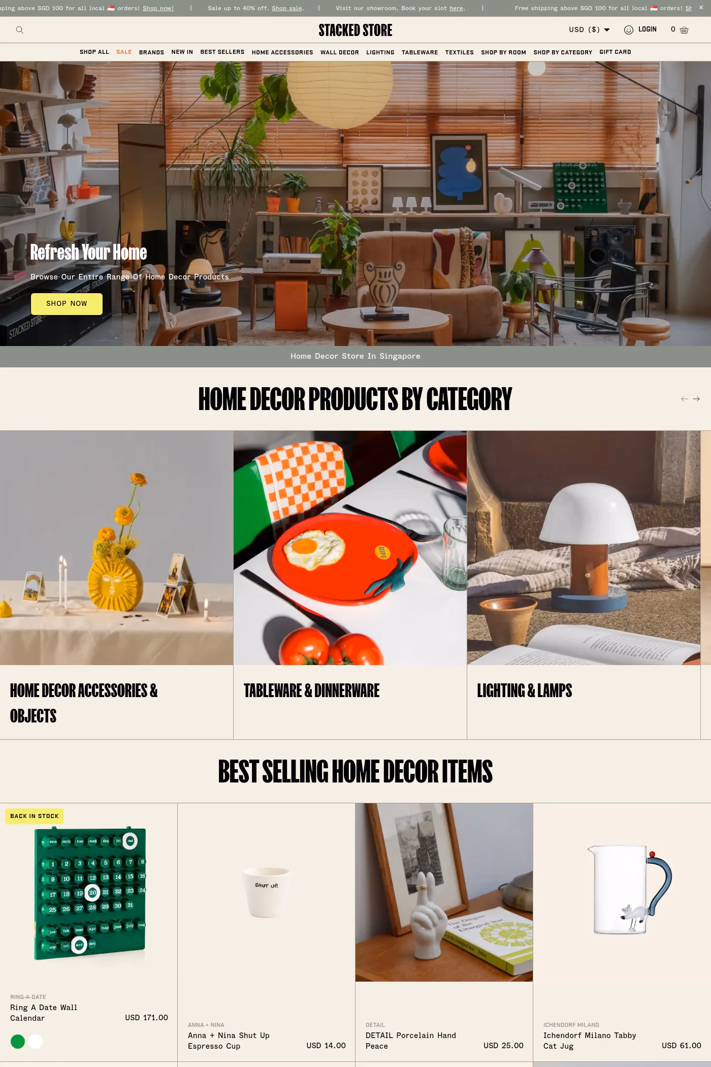 The Stacked Store desktop screenshot