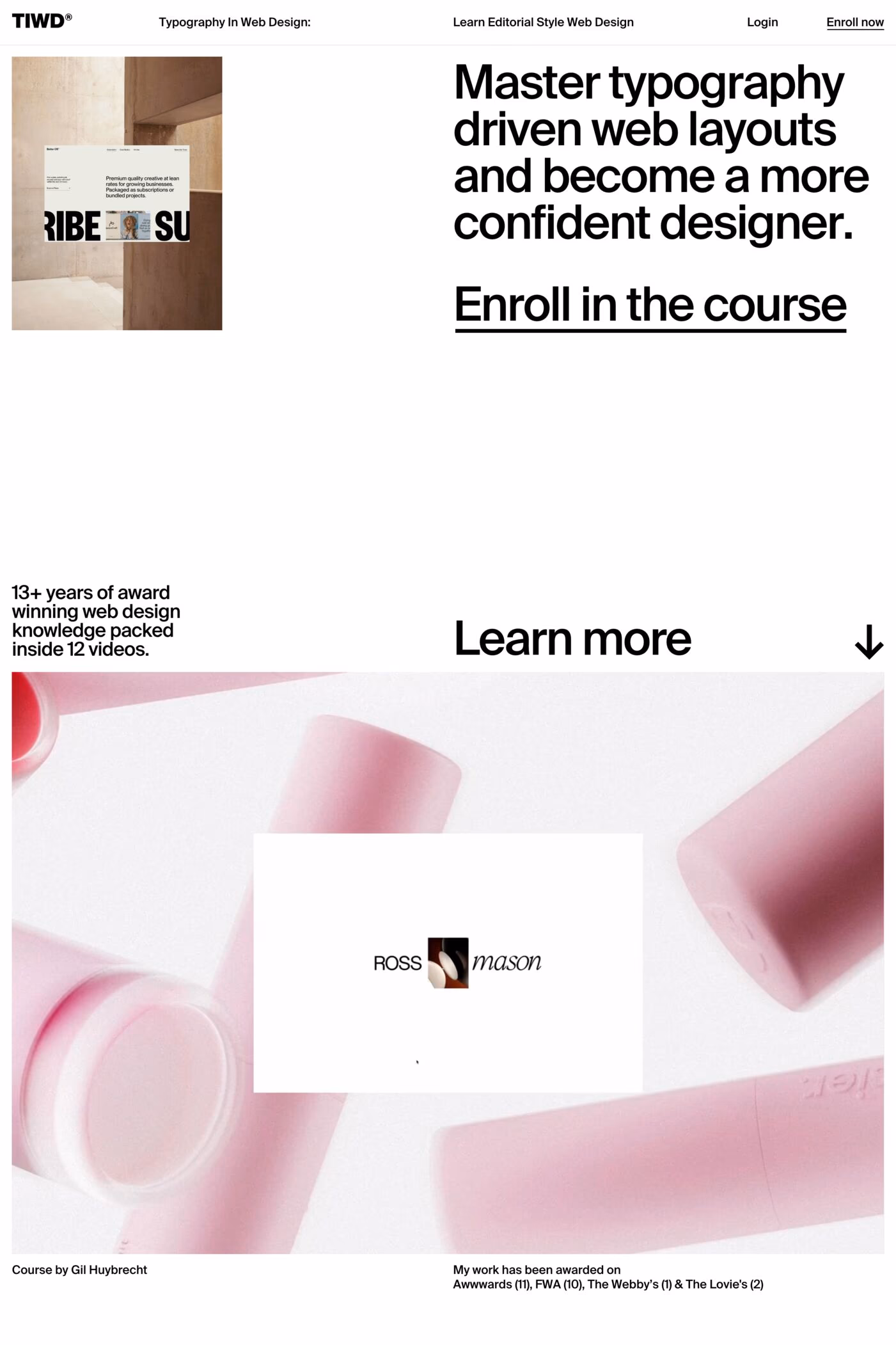 Typography In Web Design desktop screenshot