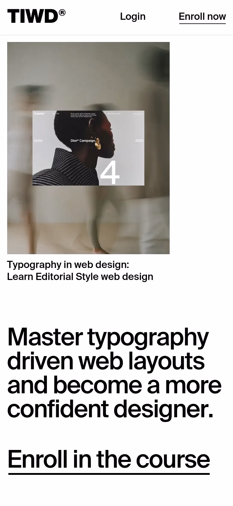 Typography In Web Design mobile screenshot