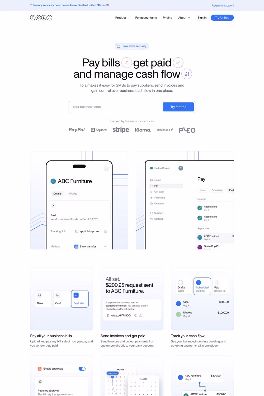 Tola desktop screenshot