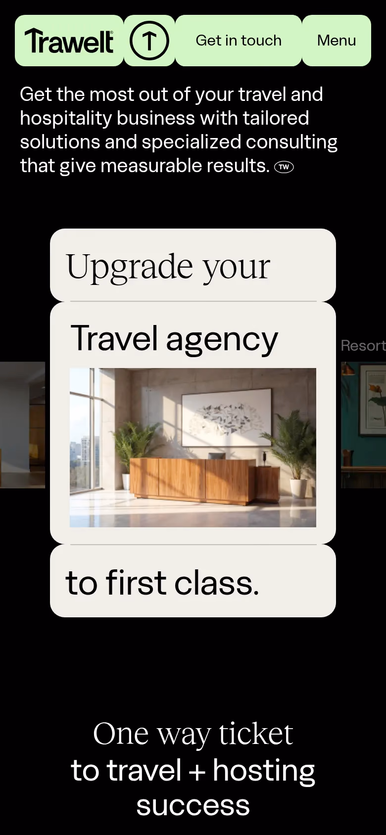 Trawelt mobile screenshot