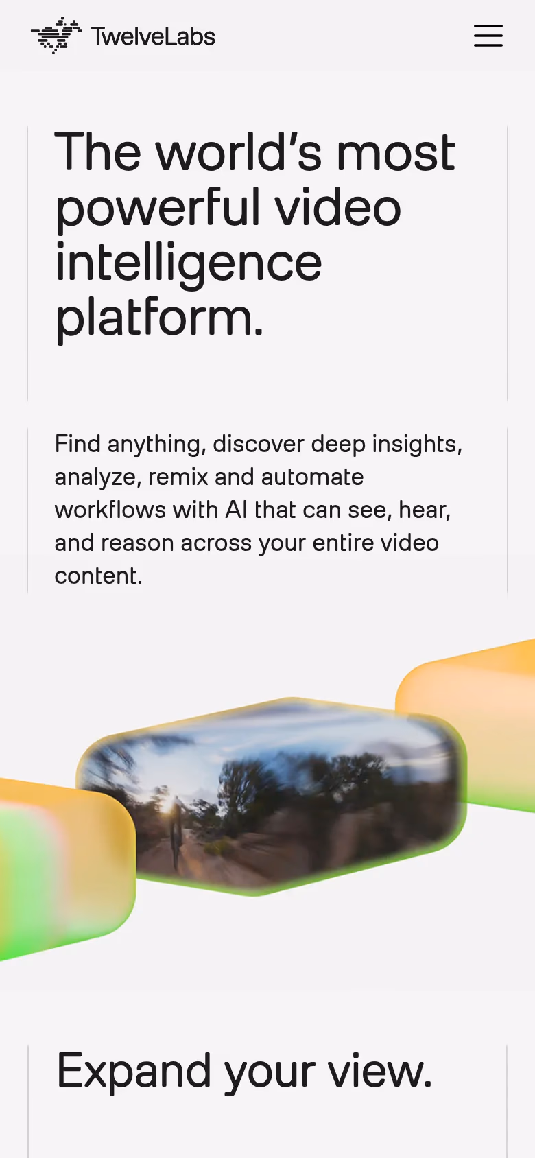 TwelveLabs mobile screenshot