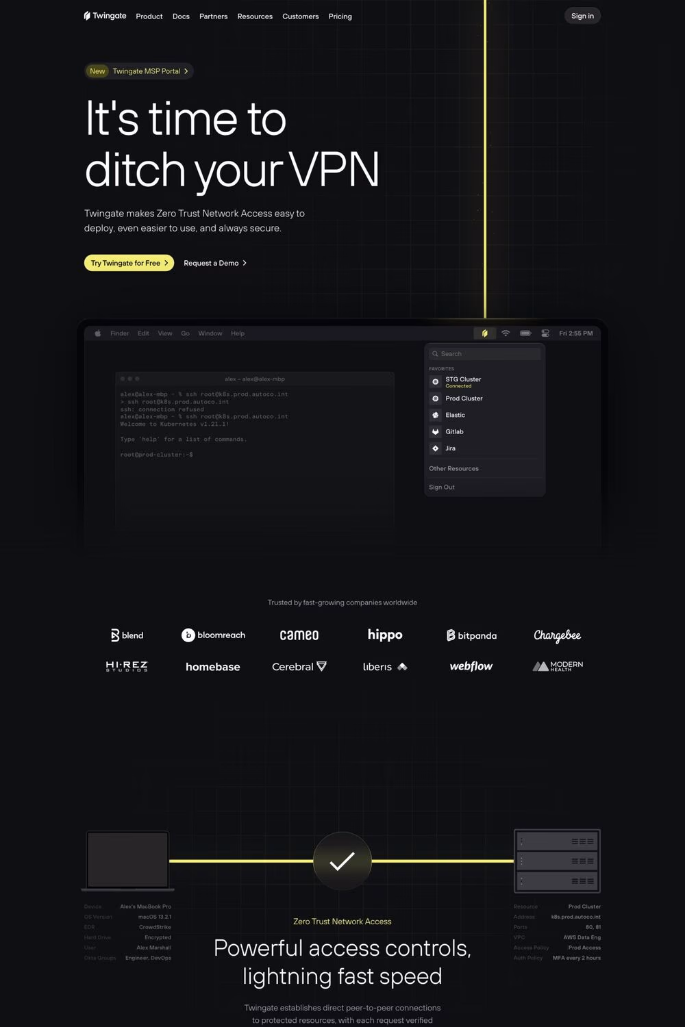 Twingate desktop screenshot