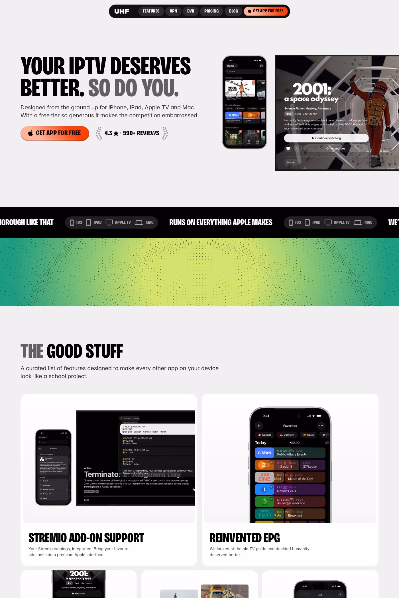 UHF desktop screenshot