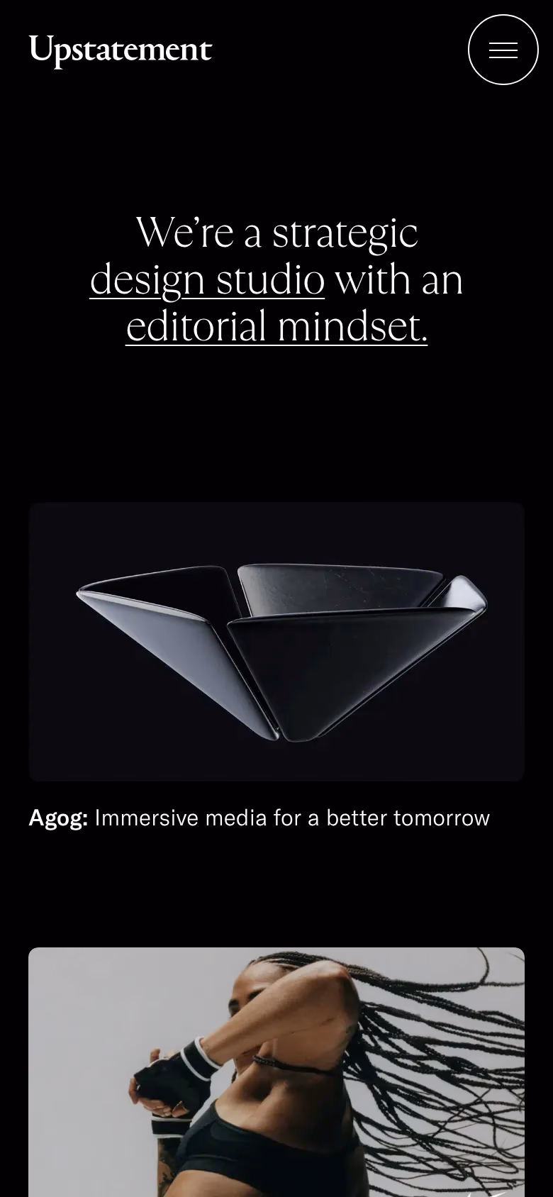 Upstatement mobile screenshot