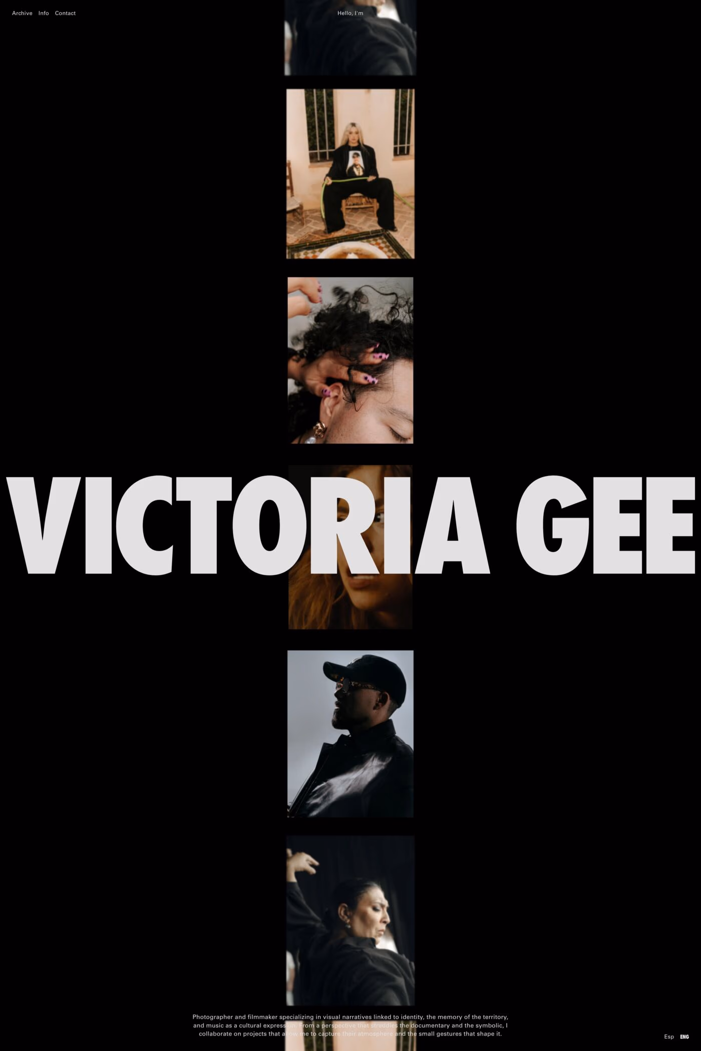 Victoria Gee desktop screenshot