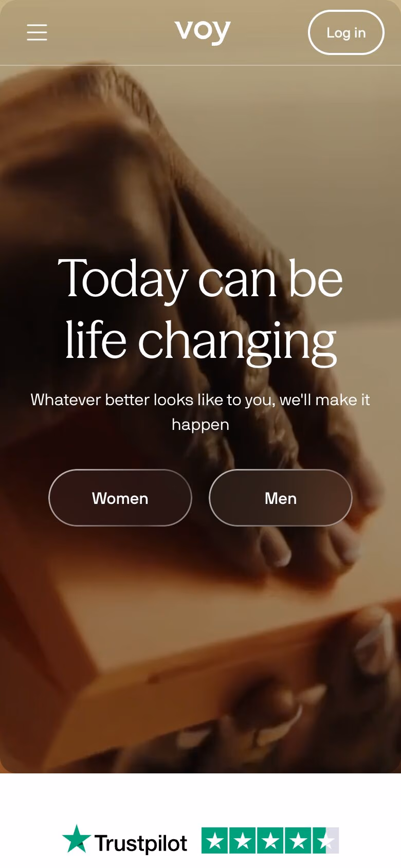 Voy mobile screenshot