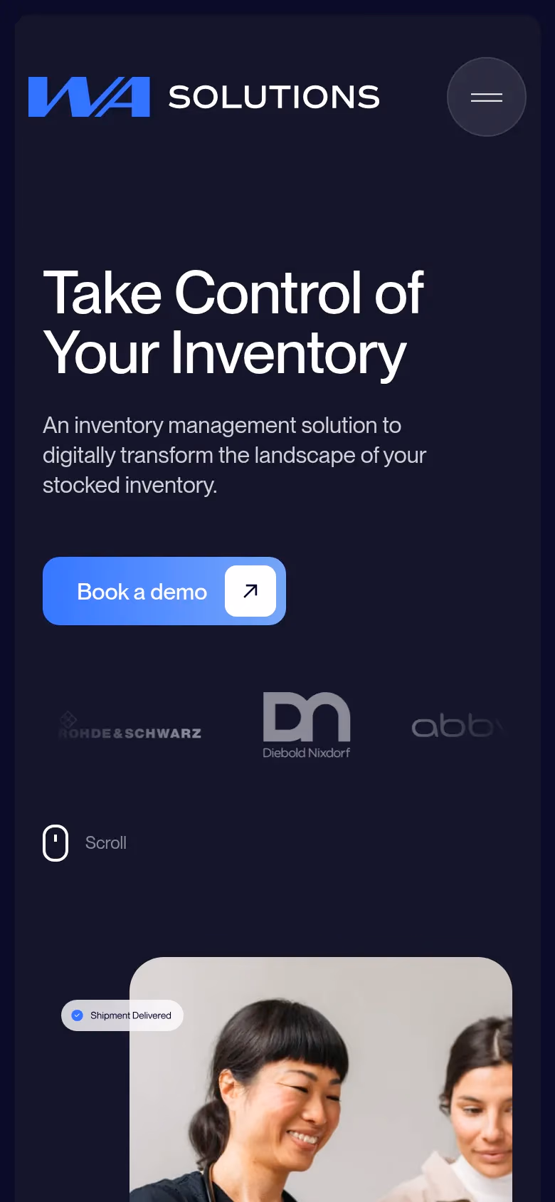 WA Solutions mobile screenshot