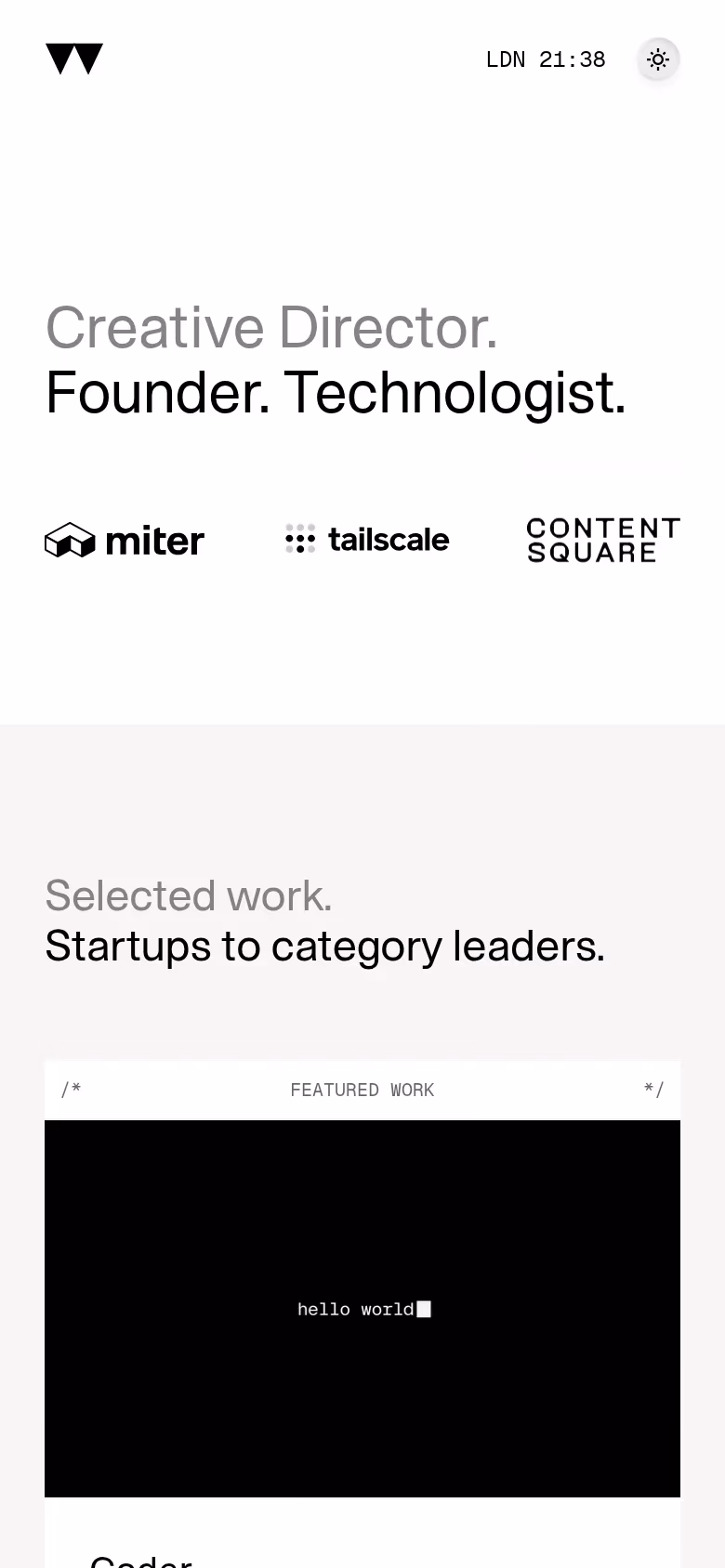 Will Beeching mobile screenshot