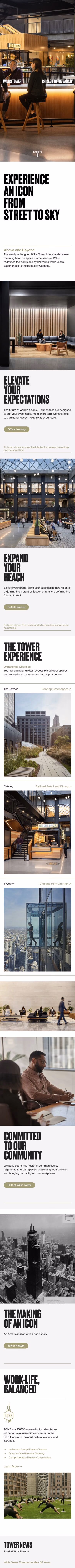 Willis Tower mobile screenshot