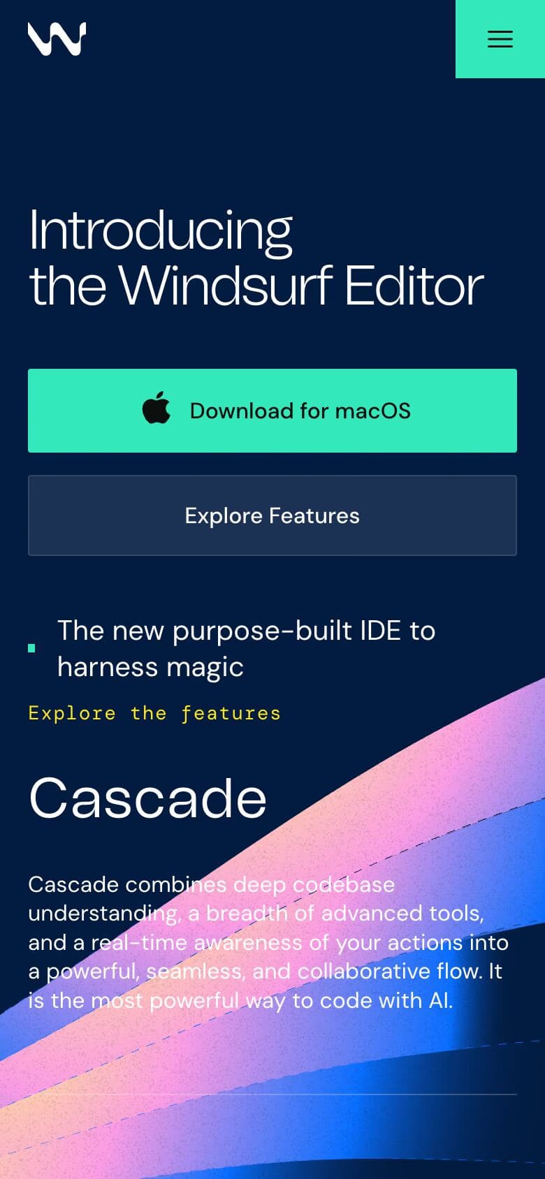 Windsurf mobile screenshot