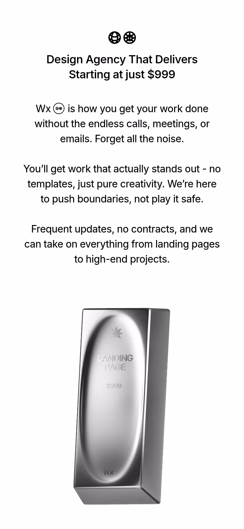 Wx mobile screenshot