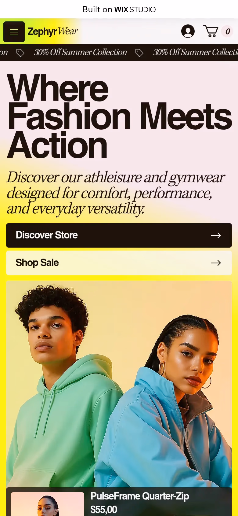 ZephyrWear mobile screenshot