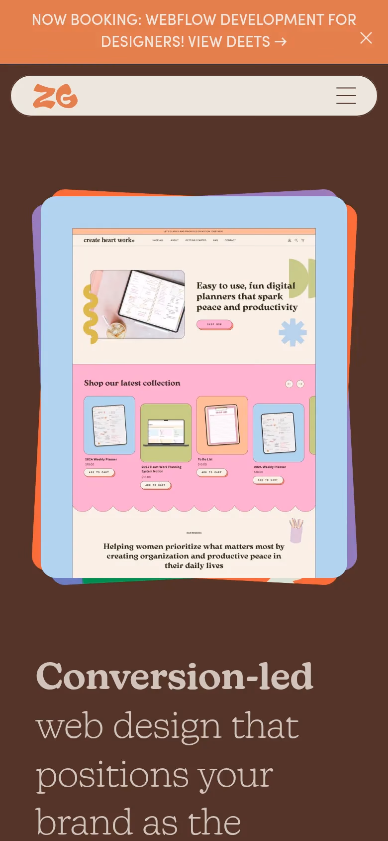 Zig Zag Creative mobile screenshot