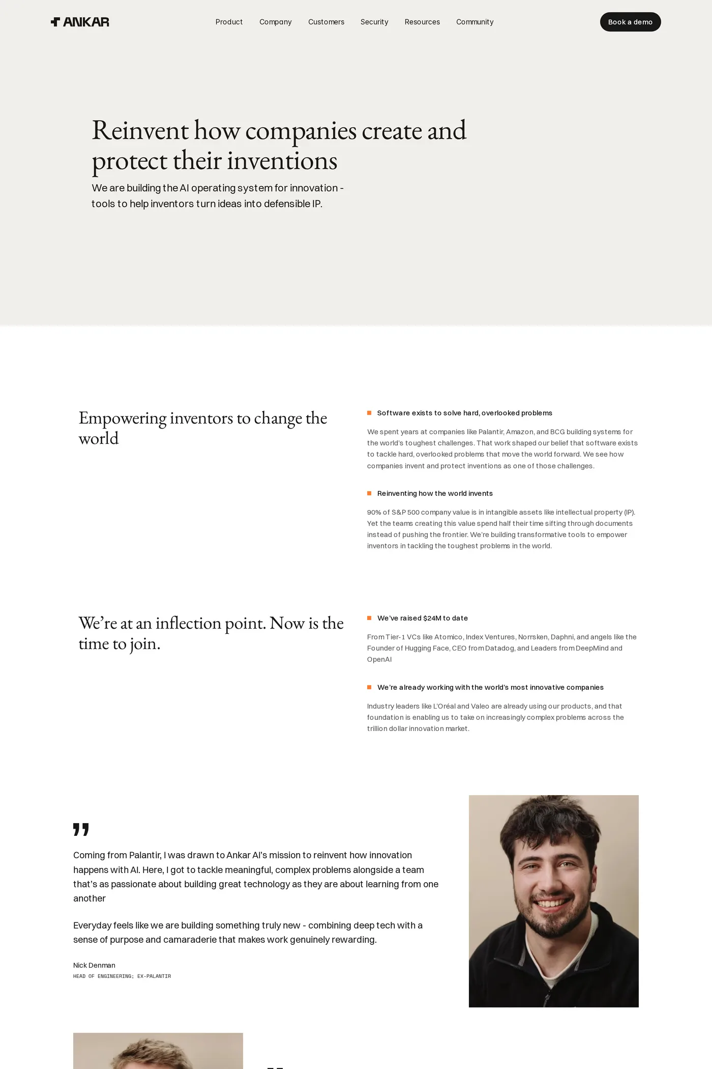 Ankar AI — screenshot of the careers page