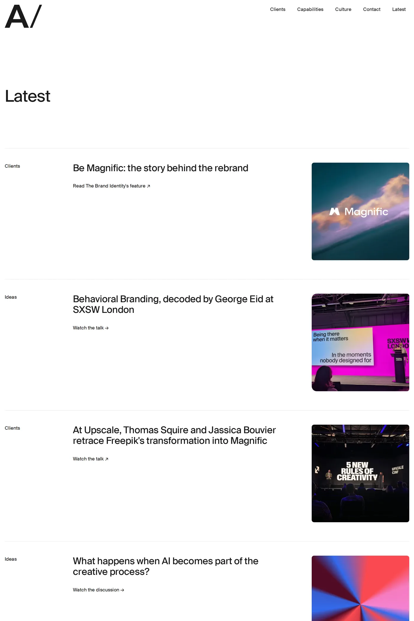 AREA 17 — screenshot of the changelog page