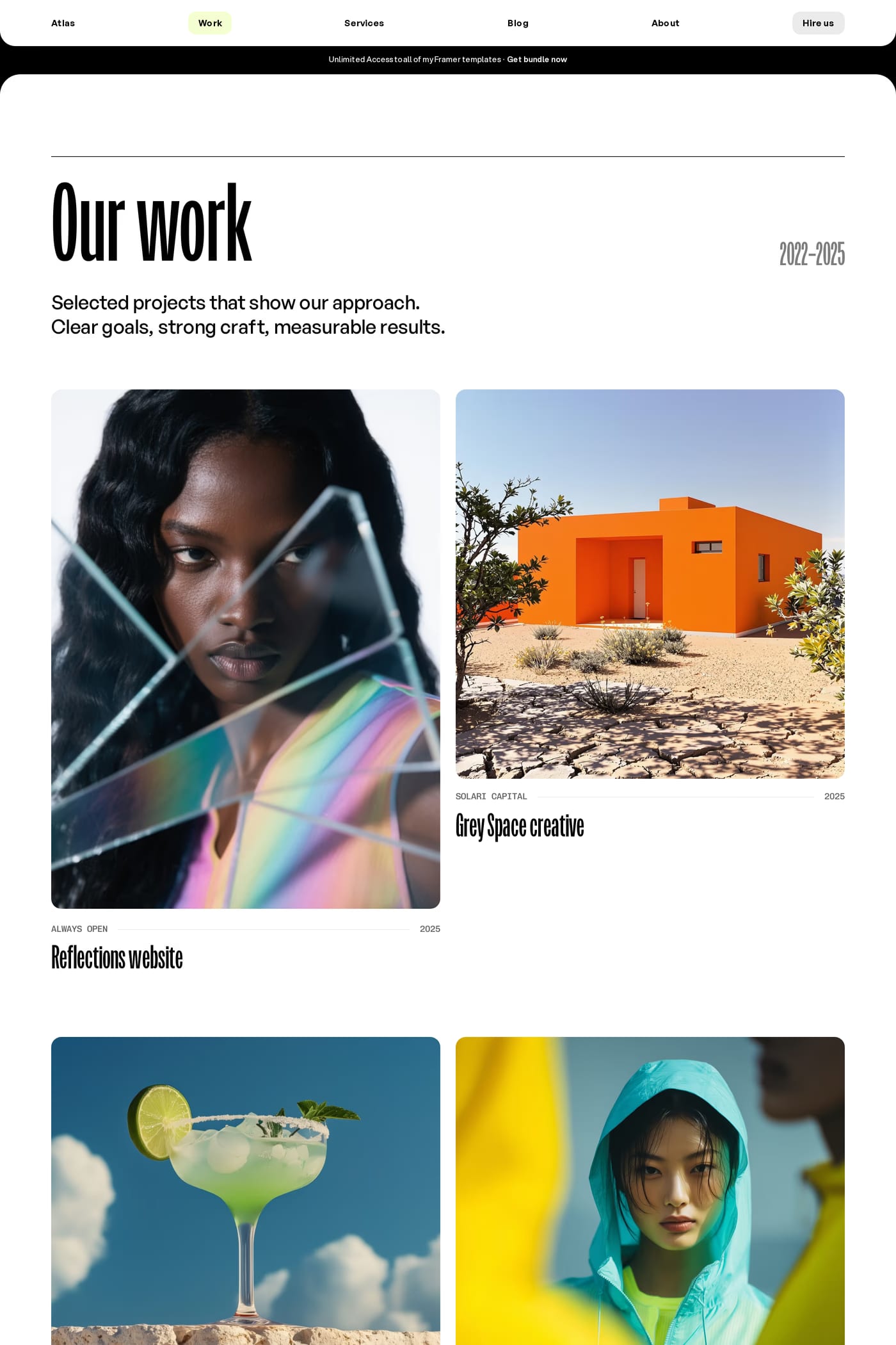 Atlas Studio work page