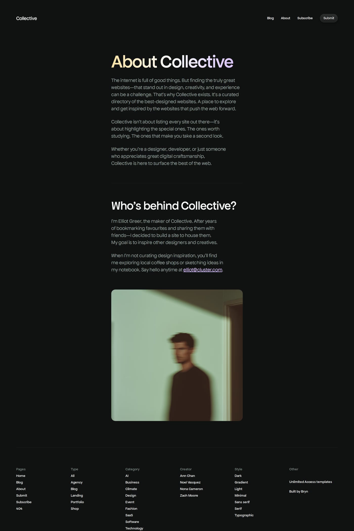Collective about page