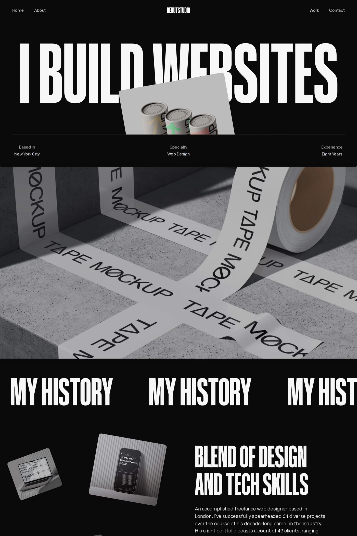 Debut Studio about page