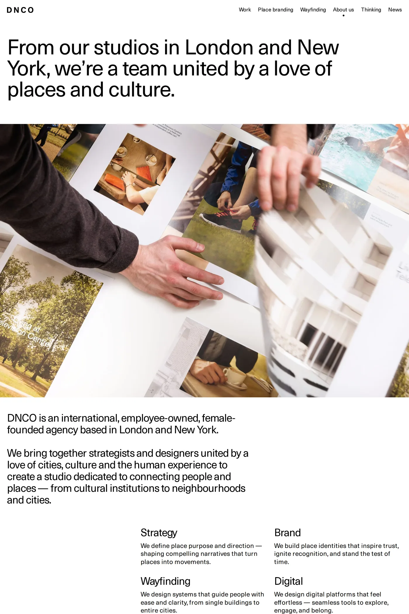 DNCO — screenshot of the about page