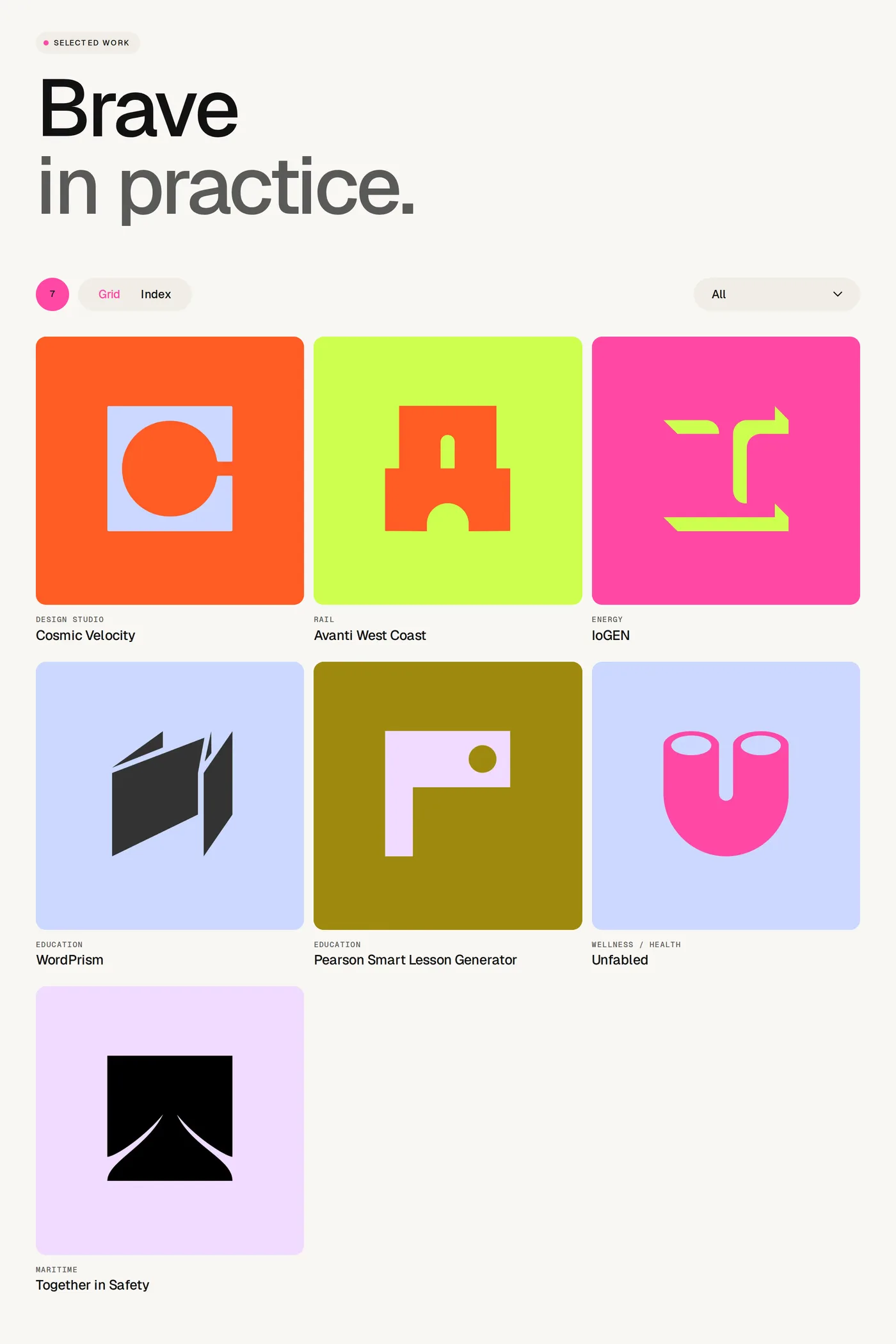 DRĄSA — screenshot of the work page