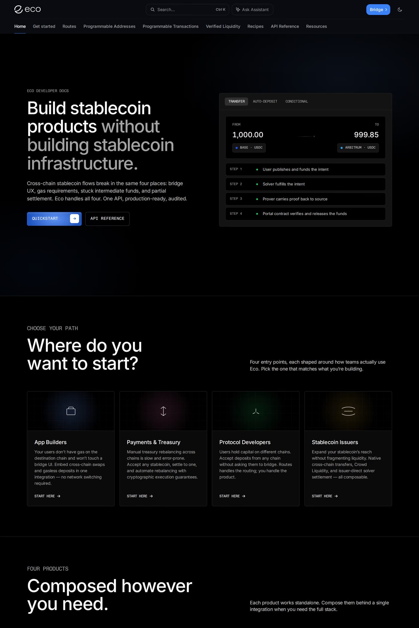 Eco docs page