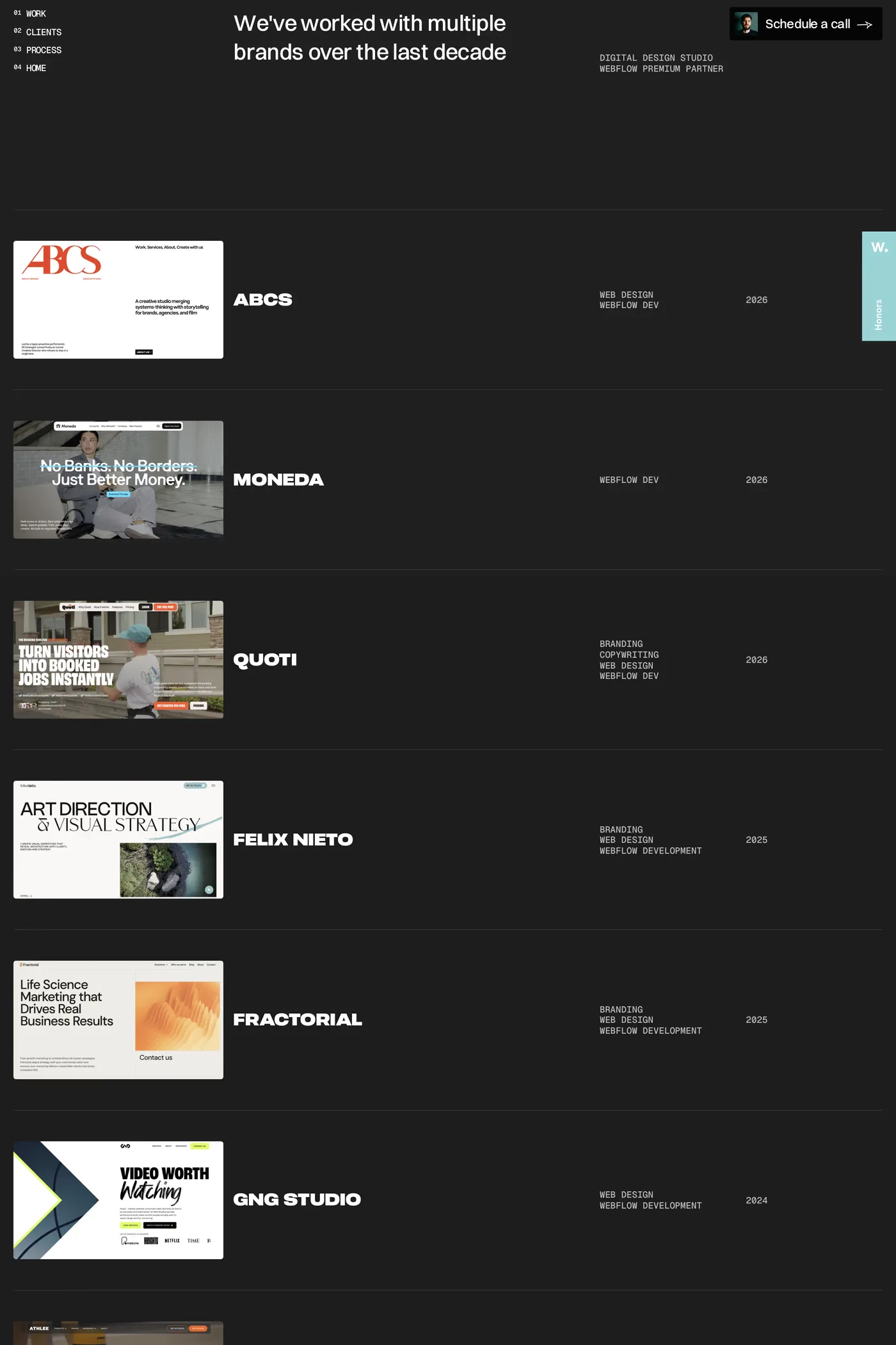 Ethan Suero — screenshot of the work page