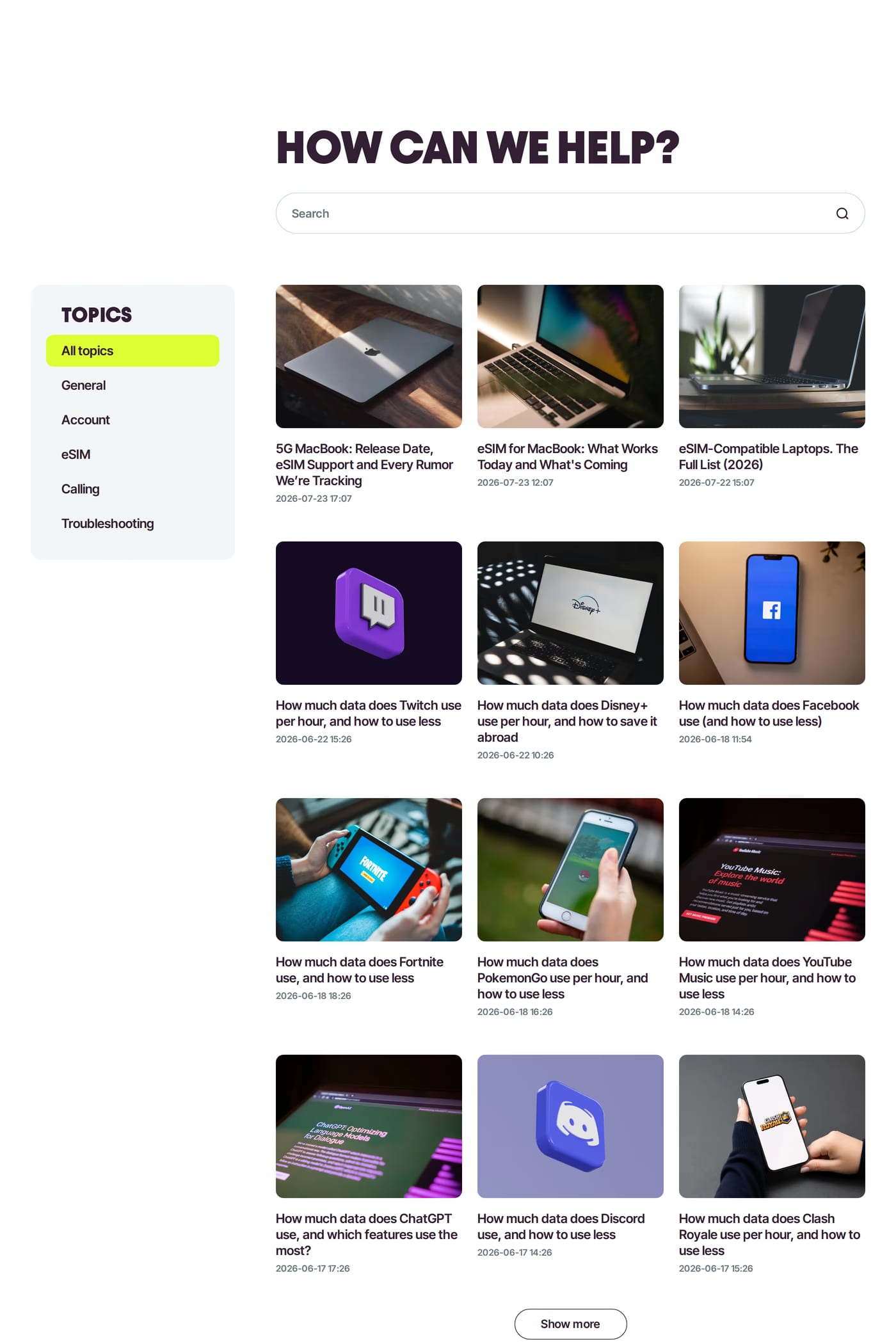 Firsty docs page