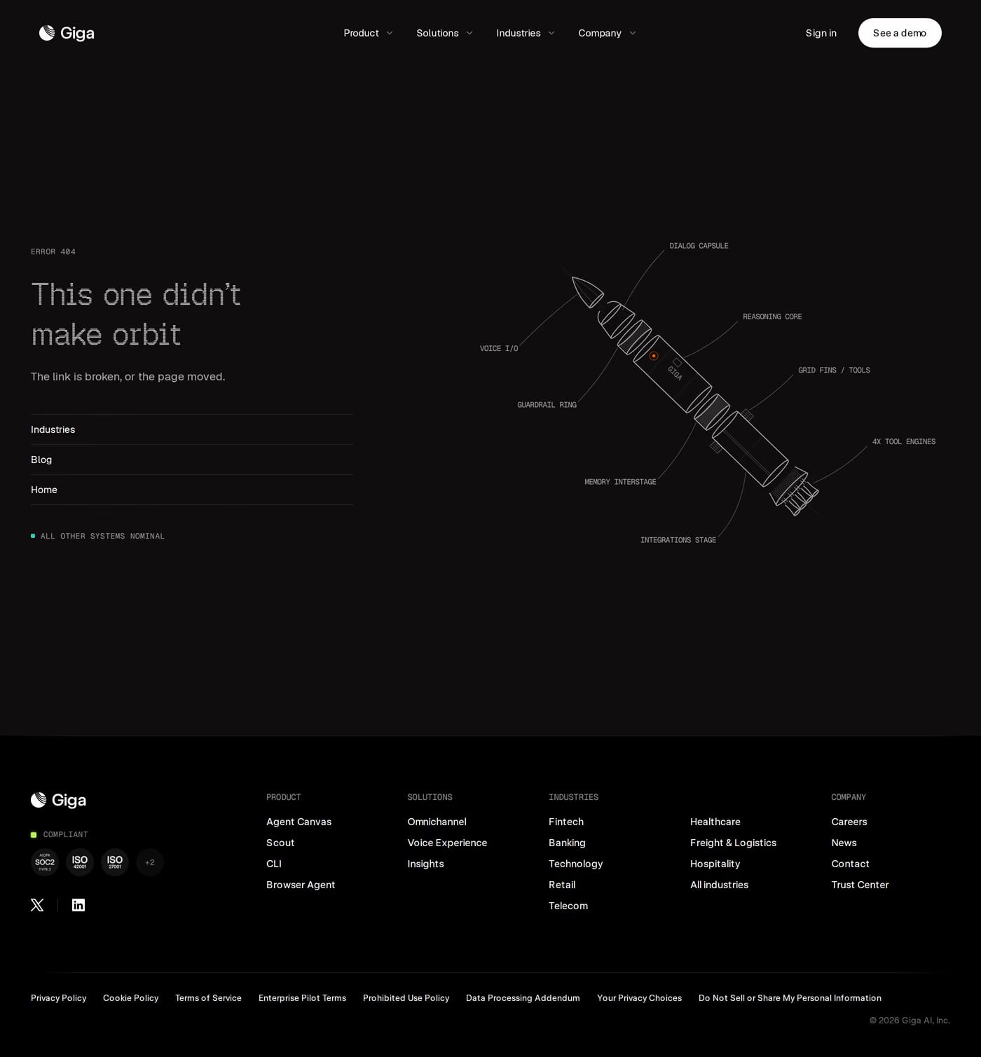 Giga 404 page