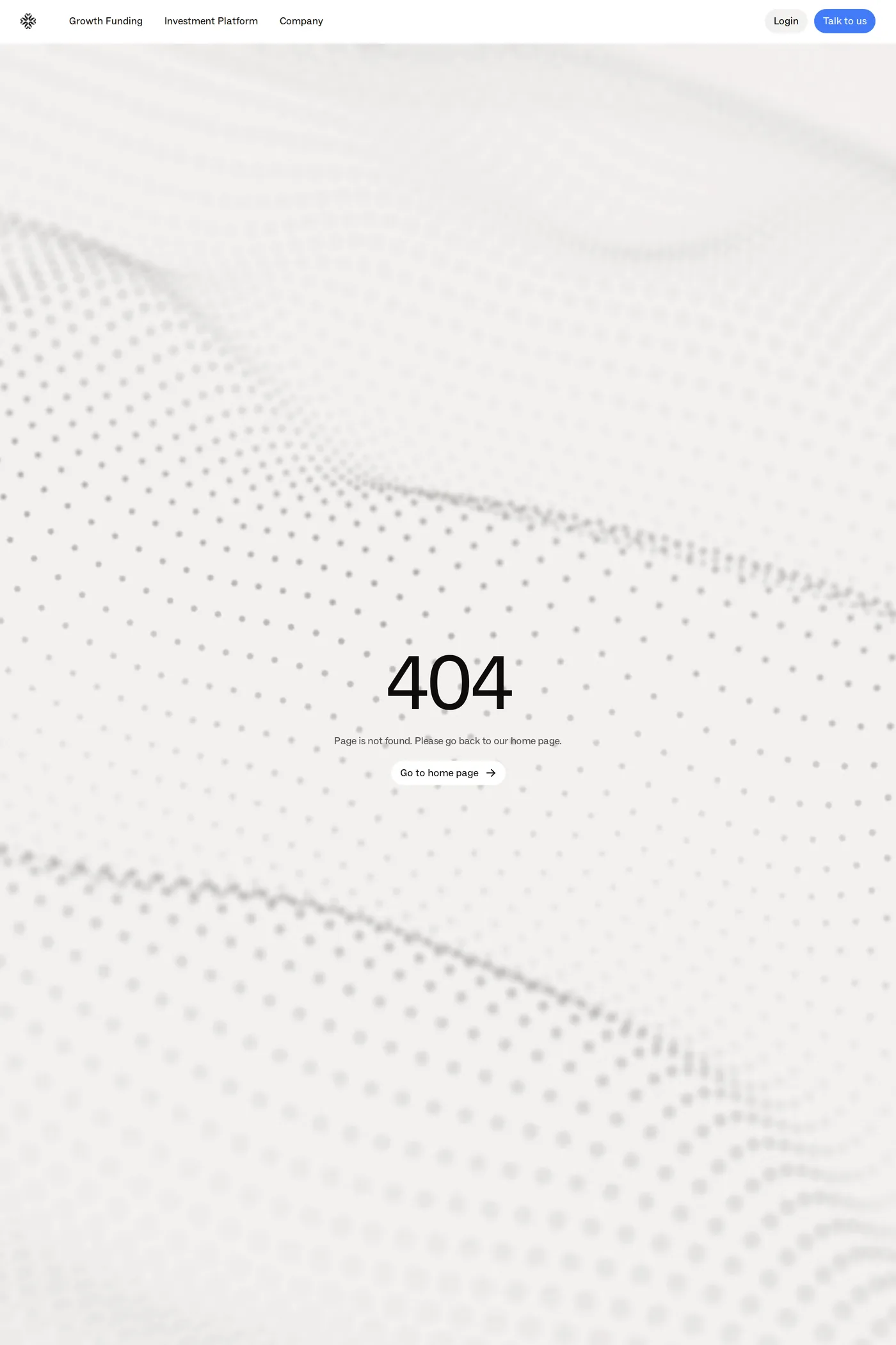 Gilion — screenshot of the 404 page